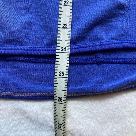 Luna For Women Athletes Blue Tone 1/2 Zip Silk Wool Blend Cycling Top Size XL - Picture 8 of 9